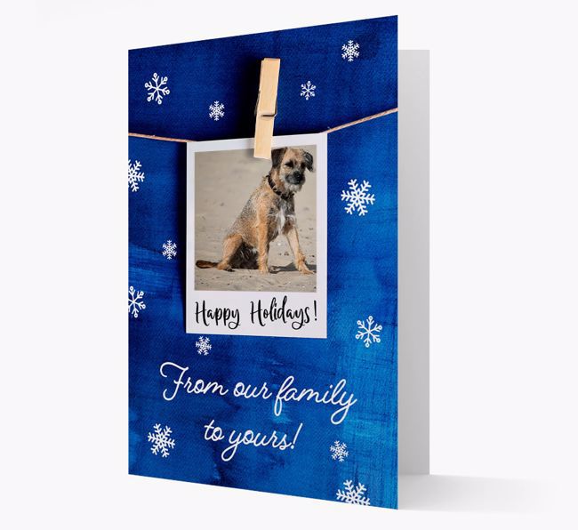 Happy Holidays: Photo Upload {breedFullName} Card