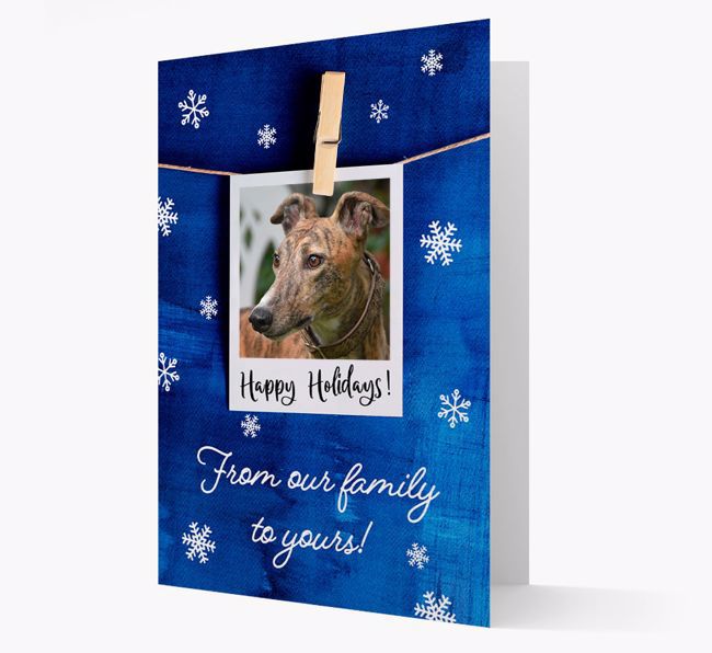 Happy Holidays: Photo Upload {breedFullName} Card