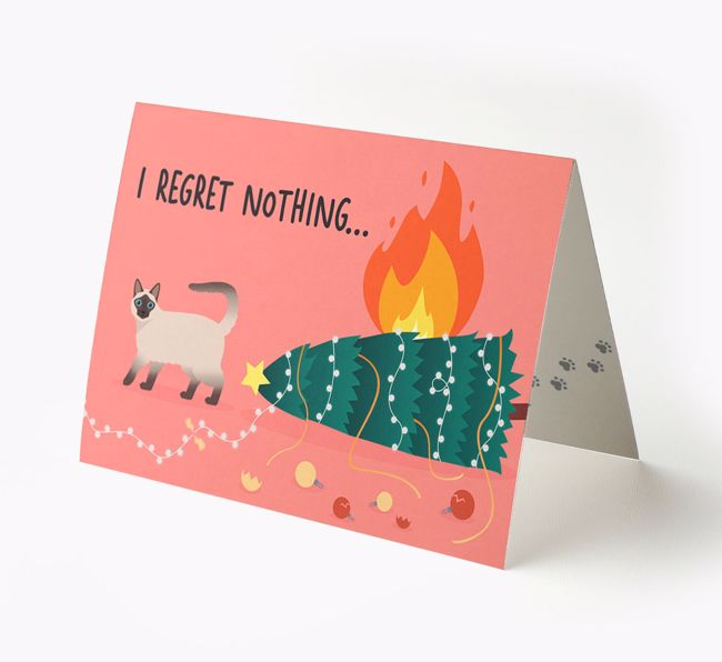 I Regret Nothing : Personalized {breedCommonName} Card