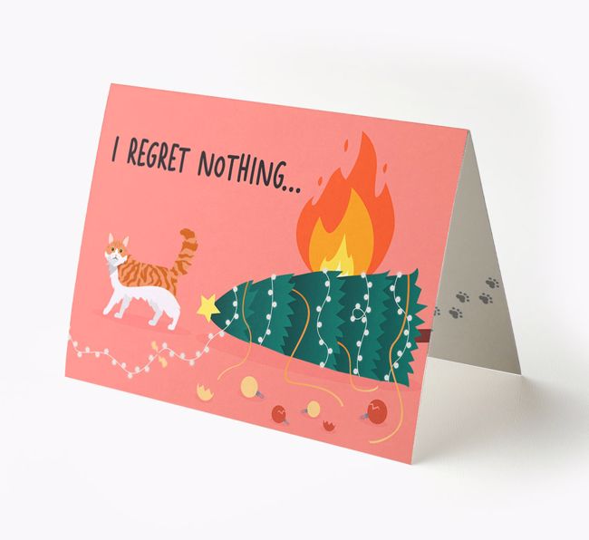 I Regret Nothing: Personalised {breedCommonName} Card