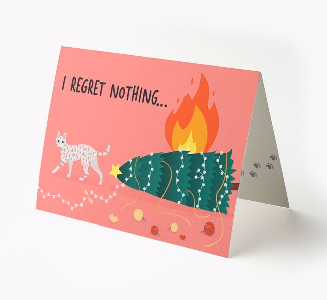 I Regret Nothing: Personalised {breedCommonName} Card