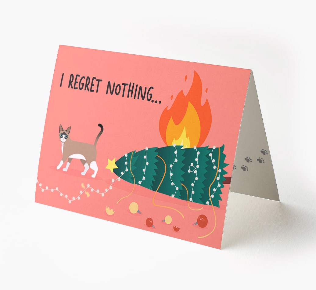 I Regret Nothing : Personalised {breedFullName} Card