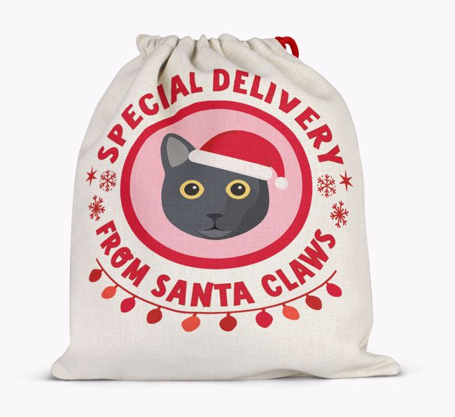 pecial Delivery: Personalised {breedCommonName} Santa Sack