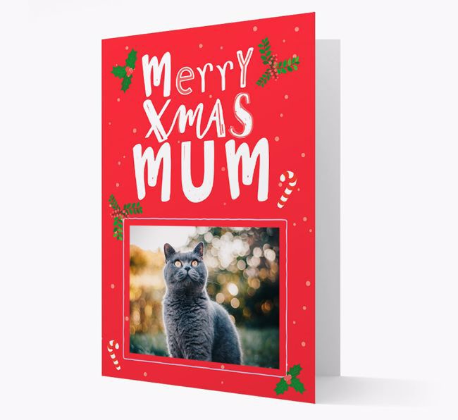 Merry Xmas Mum: Personalised {breedCommonName} Card