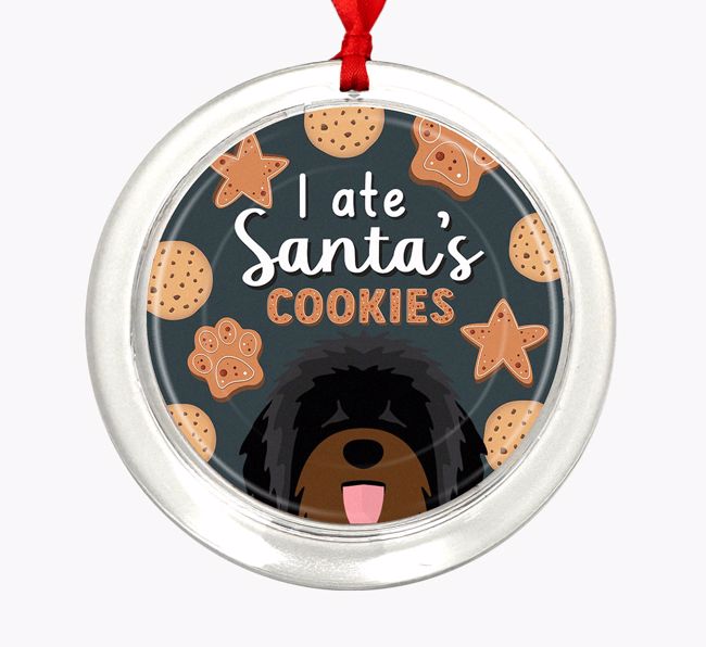 I Ate Santa's Cookies: Personalized {breedFullName} Christmas Decoration