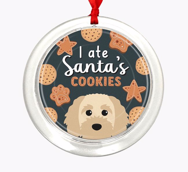 I Ate Santa's Cookies: Personalized {breedFullName} Christmas Decoration