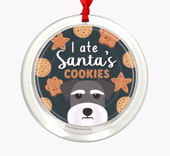 I Ate Santa's Cookies: Personalized {breedFullName} Christmas Decoration