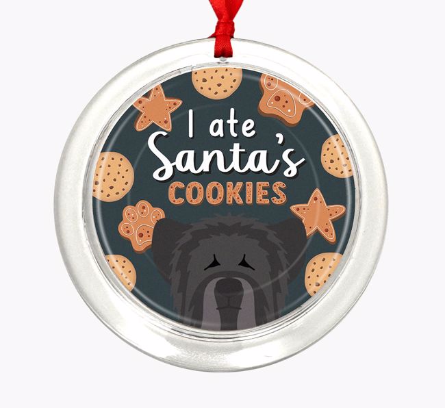 I Ate Santa's Cookies: Personalized {breedFullName} Christmas Decoration