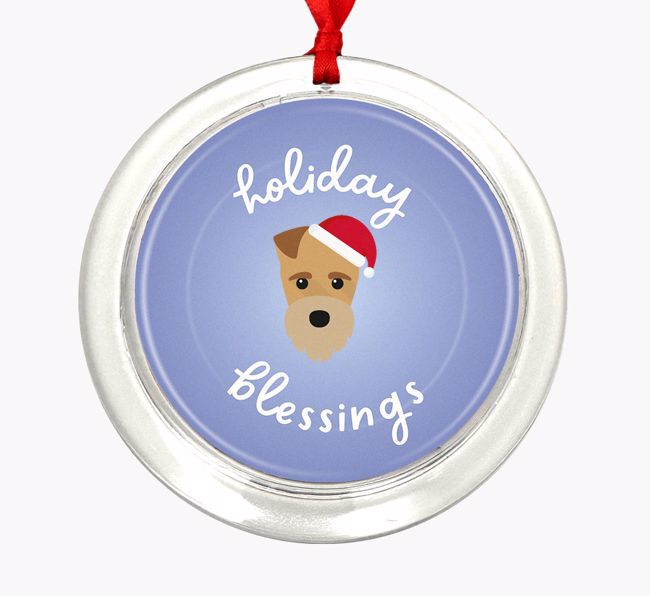 Holiday Blessings: Personalized {breedFullName} Christmas Decoration