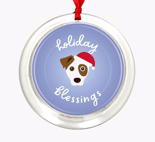 Holiday Blessings: Personalized {breedFullName} Christmas Decoration