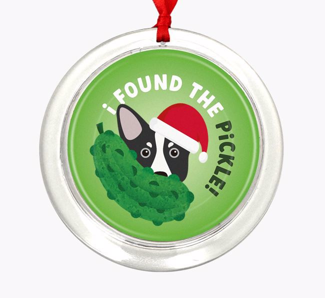 Christmas Pickle: Personalized {breedFullName} Christmas Decoration
