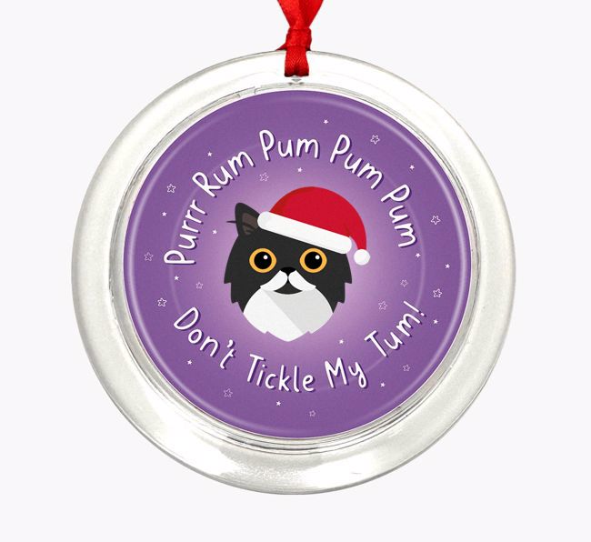 Purrr Rum Pum Pum Pum: Personalized {breedCommonName} Christmas Decoration
