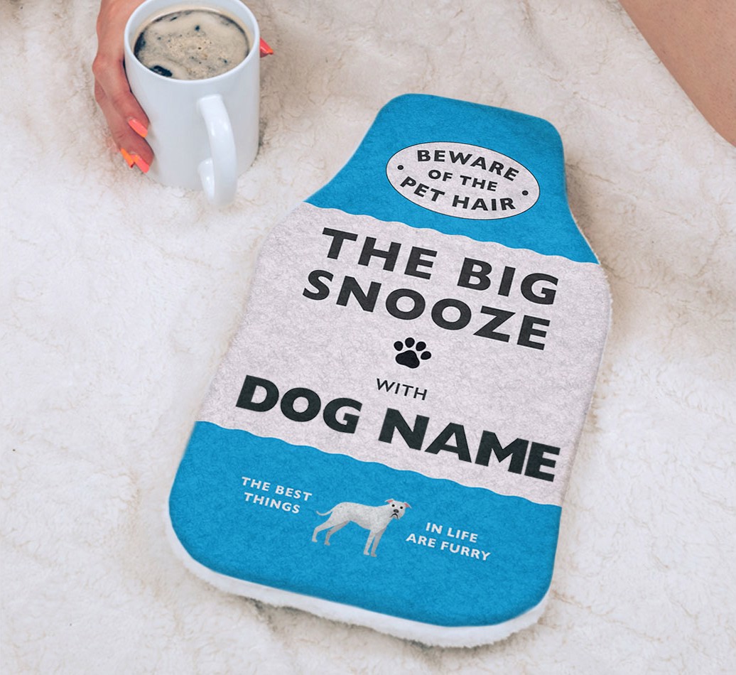 Big Snooze: Personalised {breedFullName} Hot Water Bottle