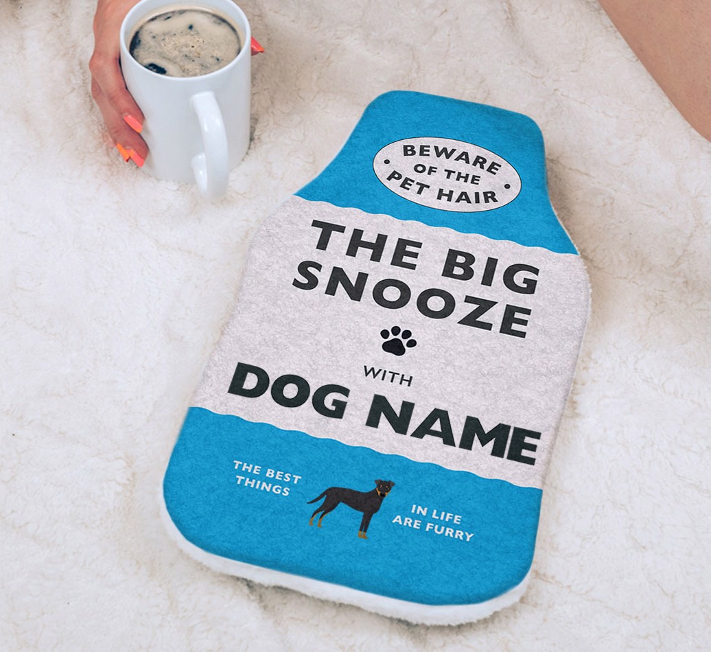 Big Snooze: Personalised {breedFullName} Hot Water Bottle