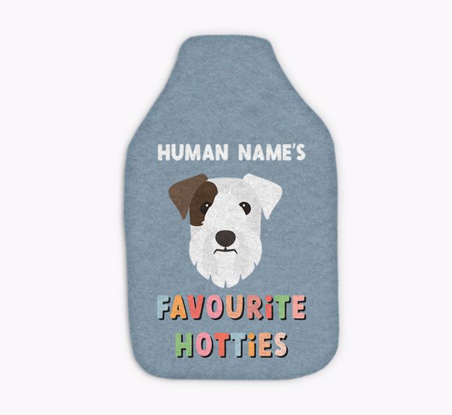 Favourite Hotties: Personalised {breedFullName} Hot Water Bottle