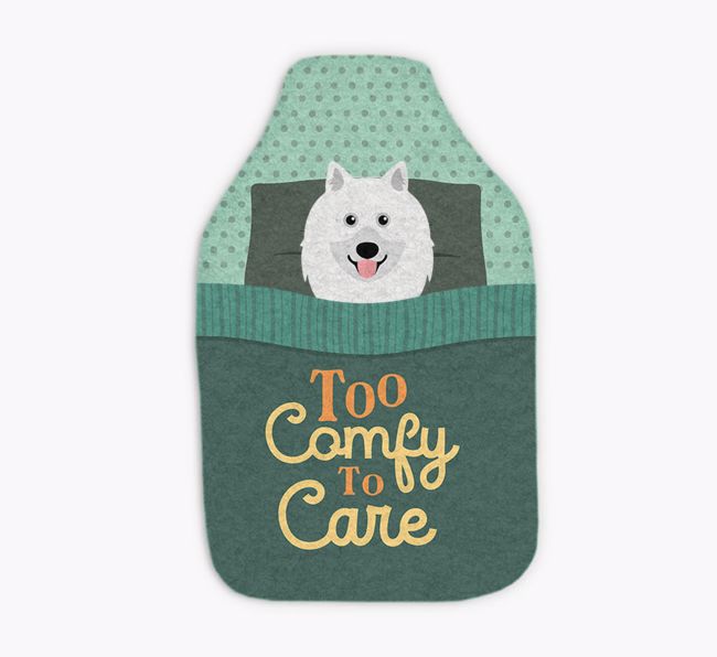 Too Comfy To Care: Personalized {breedFullName} Hot Water Bottle