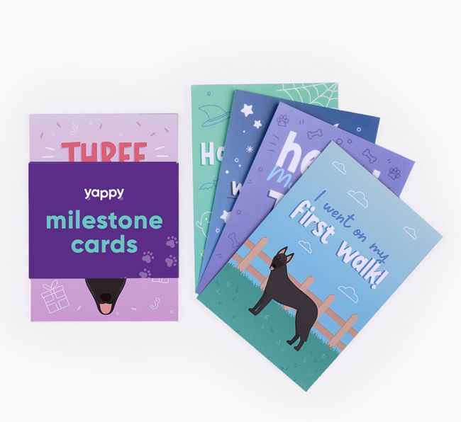 Puppy Milestone Cards: Personalised with your {breedFullName}