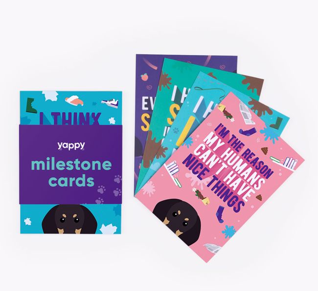 Shaming Milestone Cards: Personalised for your {breedFullName}