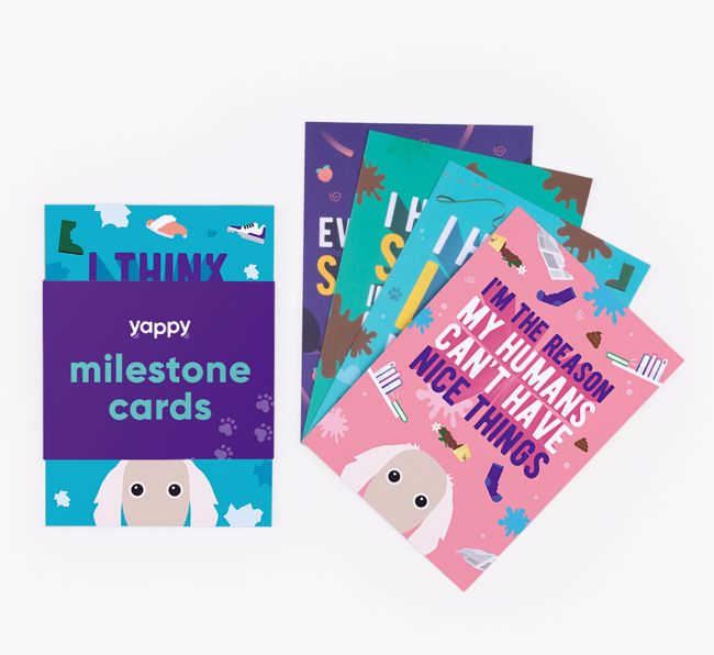 Shaming Milestone Cards: Personalised for your {breedFullName}