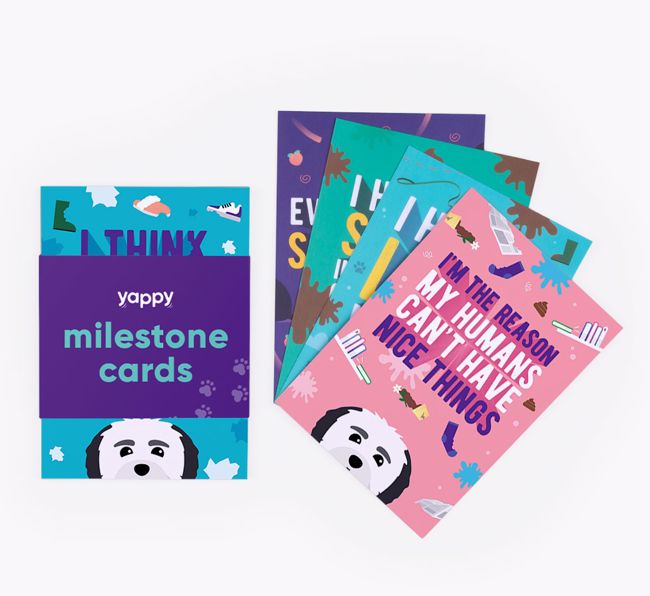 Shaming Milestone Cards: Personalised for your {breedFullName}