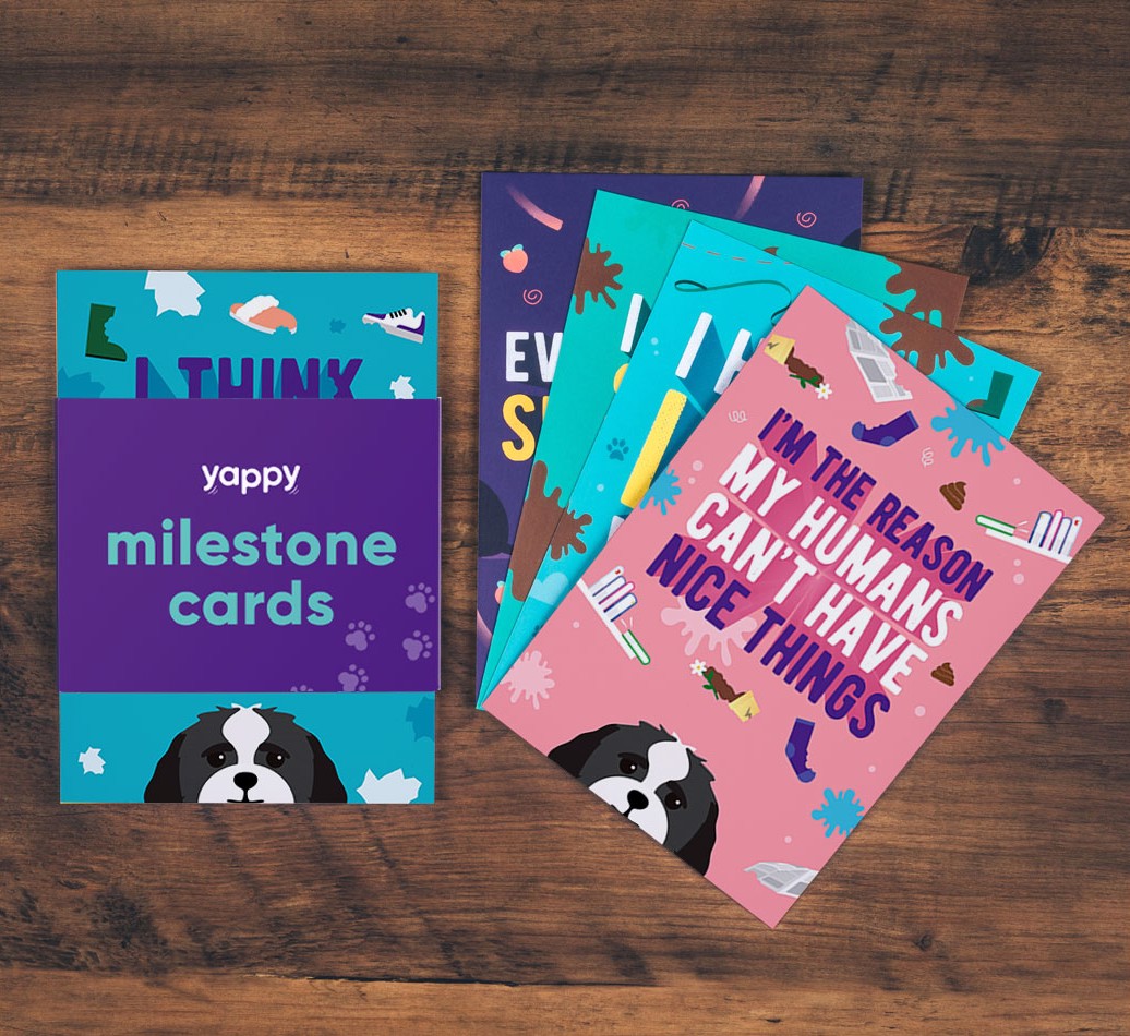 Shaming Milestone Cards: Personalised for your {breedFullName}