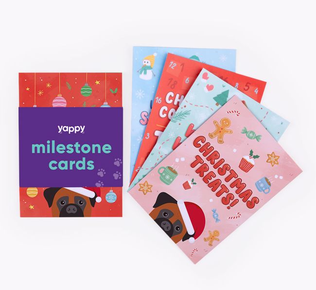 Christmas Milestone Cards: Personalised for your {breedFullName}