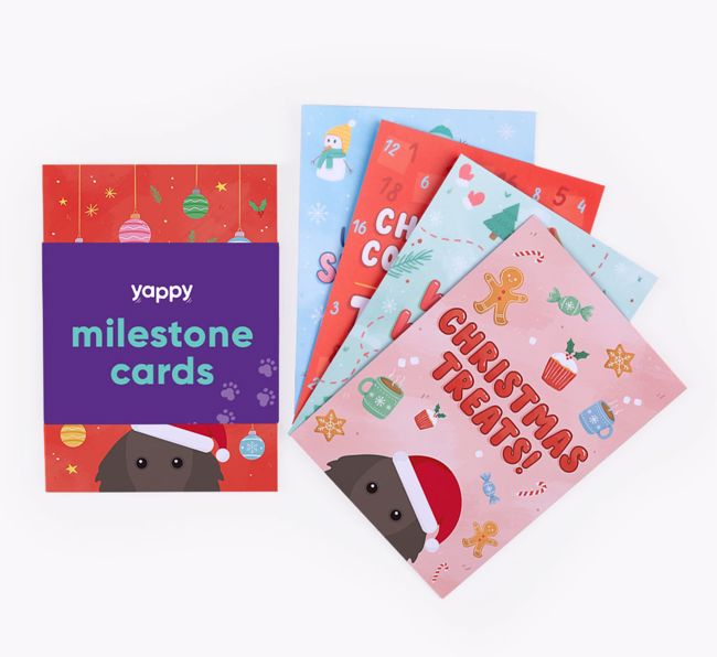 Christmas Milestone Cards: Personalised for your {breedFullName}