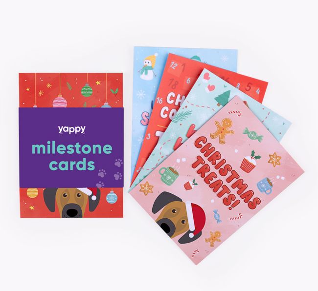 Christmas Milestone Cards: Personalised for your {breedFullName}