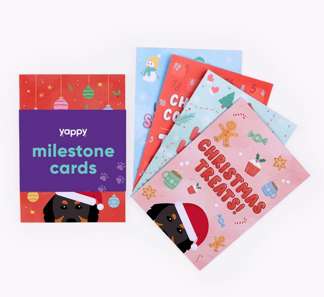 Christmas Milestone Cards: Personalised for your {breedFullName}