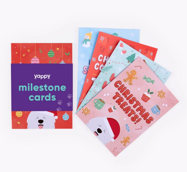 Christmas Milestone Cards: Personalised for your {breedFullName}