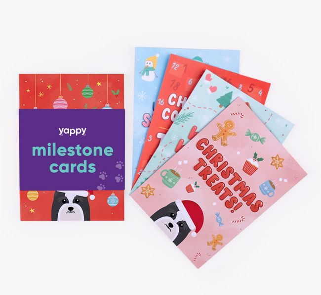 Christmas Milestone Cards: Personalised for your {breedFullName}