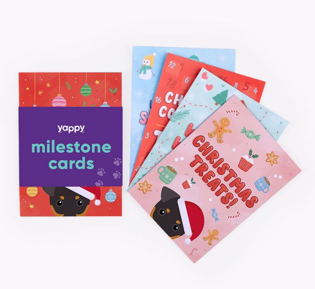 Christmas Milestone Cards: Personalised for your {breedFullName}