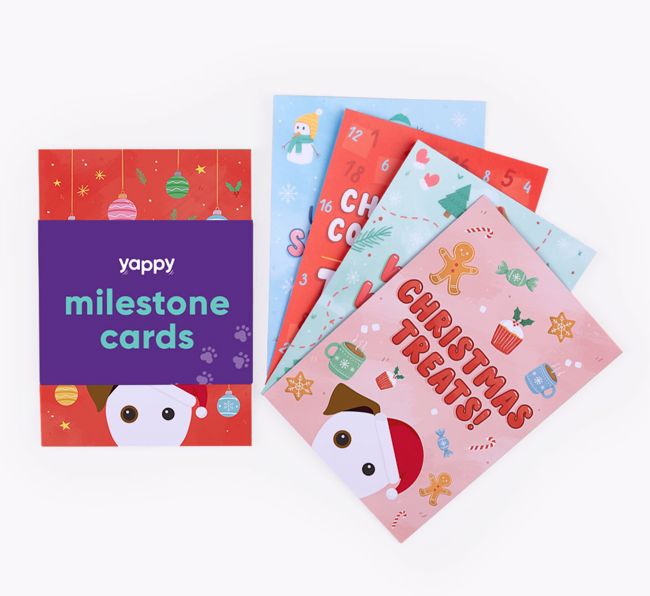 Christmas Milestone Cards: Personalised for your {breedFullName}