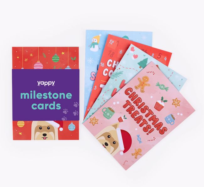 Christmas Milestone Cards: Personalised for your {breedFullName}