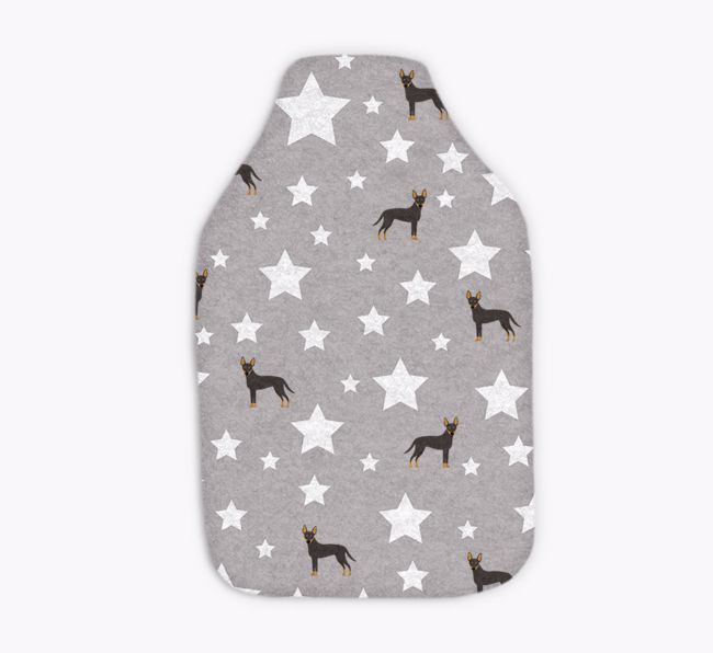 Stars: Personalised {breedFullName} Hot Water Bottle