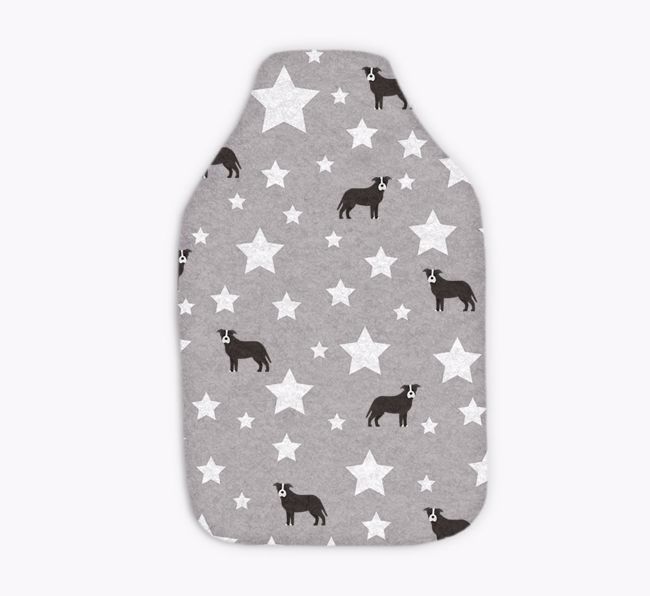 Stars: Personalised {breedFullName} Hot Water Bottle