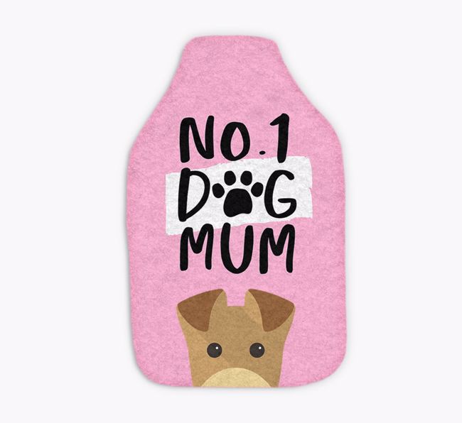 No. 1 Dog Mum: Personalised {breedFullName} Hot Water Bottle