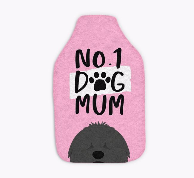 No. 1 Dog Mum: Personalised {breedFullName} Hot Water Bottle