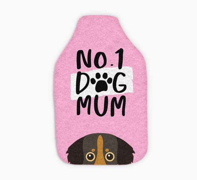 No. 1 Dog Mum: Personalised {breedFullName} Hot Water Bottle