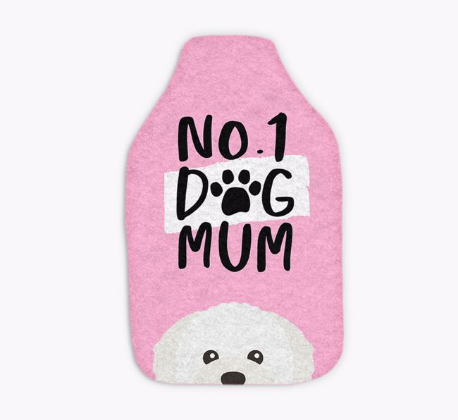 No. 1 Dog Mum: Personalised {breedFullName} Hot Water Bottle