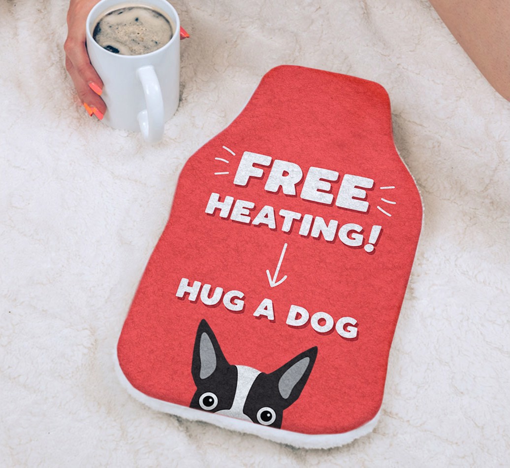 Free Heating: Personalized {breedFullName} Hot Water Bottle