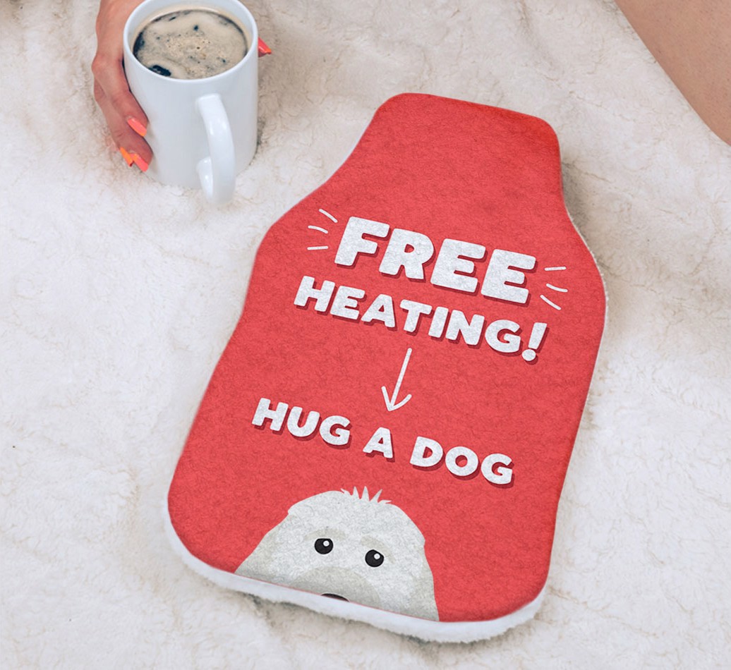 Free Heating: Personalised {breedFullName} Hot Water Bottle