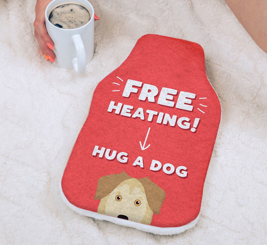 Free Heating: Personalised {breedFullName} Hot Water Bottle