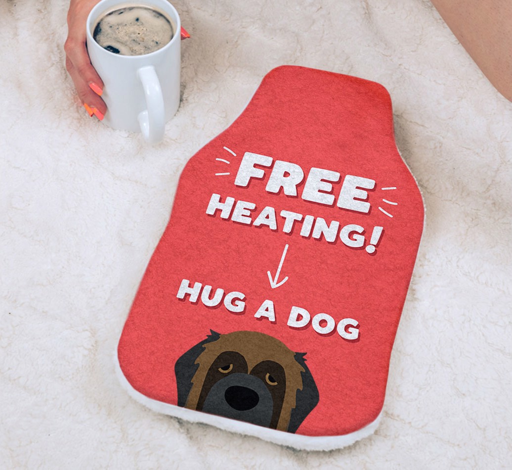 Free Heating: Personalised {breedFullName} Hot Water Bottle