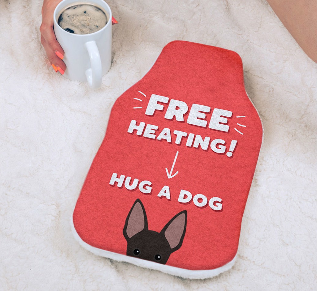 Free Heating: Personalised {breedFullName} Hot Water Bottle