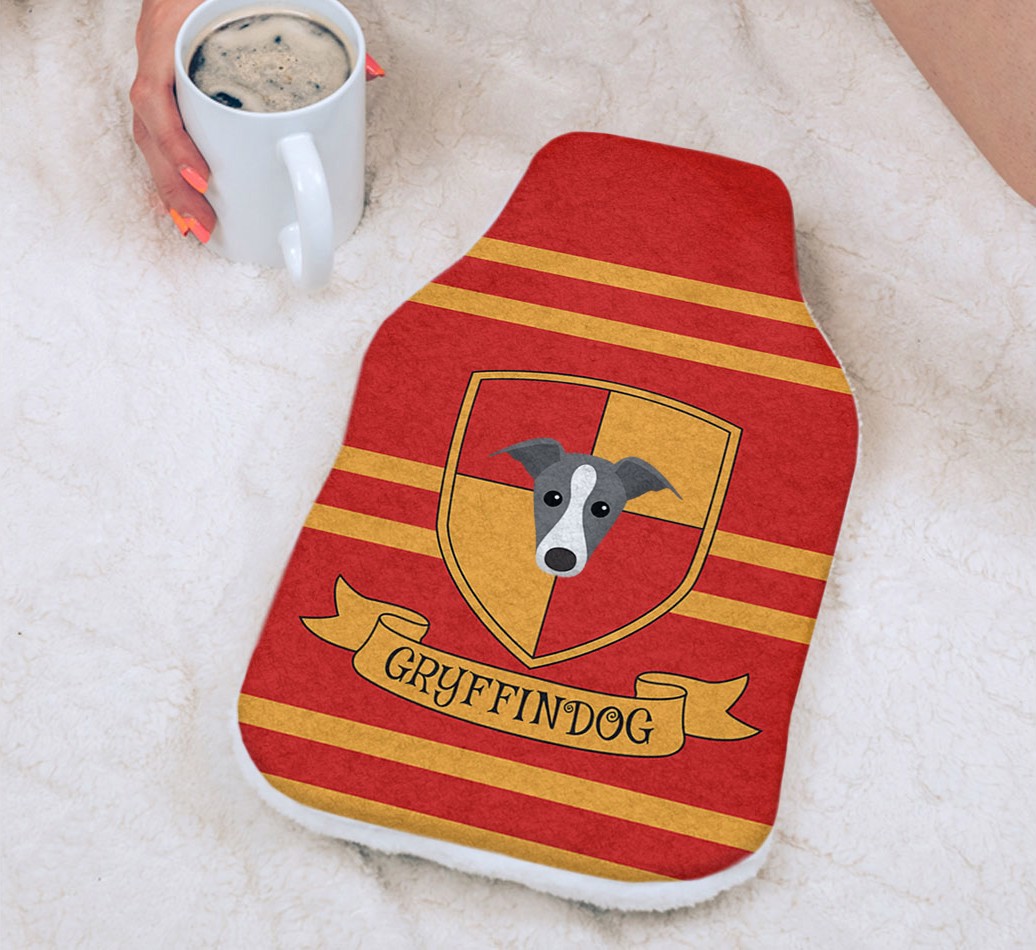 Harry Pawter: Personalised {breedFullName} Hot Water Bottle