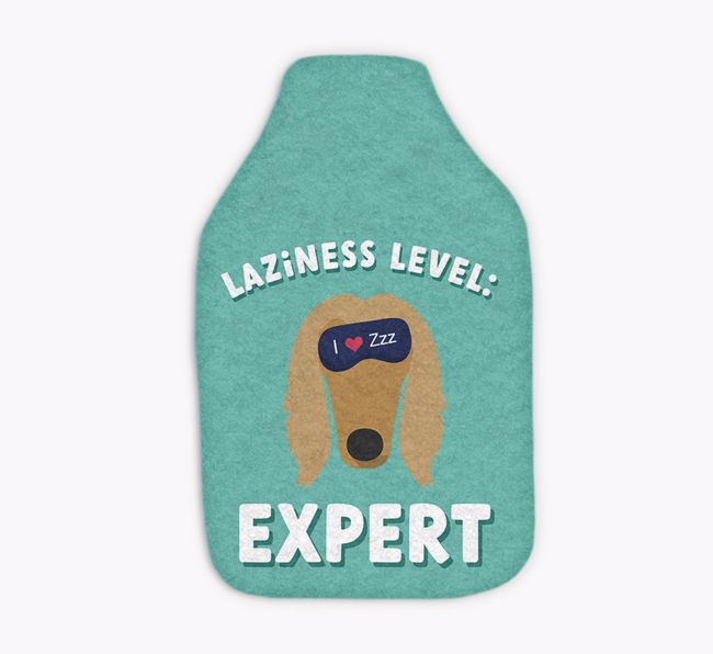 Laziness Expert: Personalised {breedFullName} Hot Water Bottle