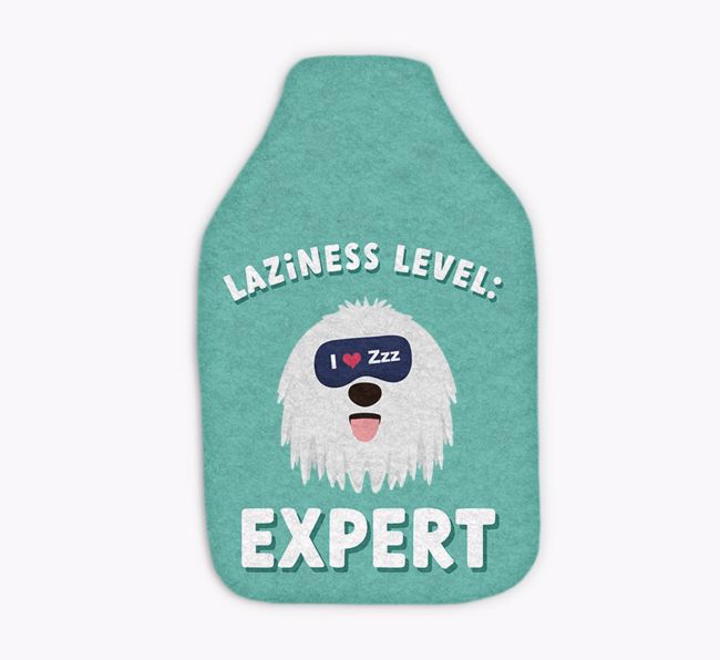 Laziness Expert: Personalized {breedFullName} Hot Water Bottle