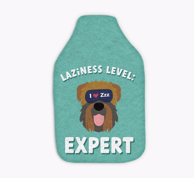 Laziness Expert: Personalized {breedFullName} Hot Water Bottle