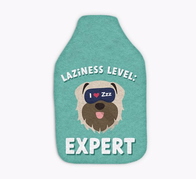 Laziness Expert: Personalized {breedFullName} Hot Water Bottle